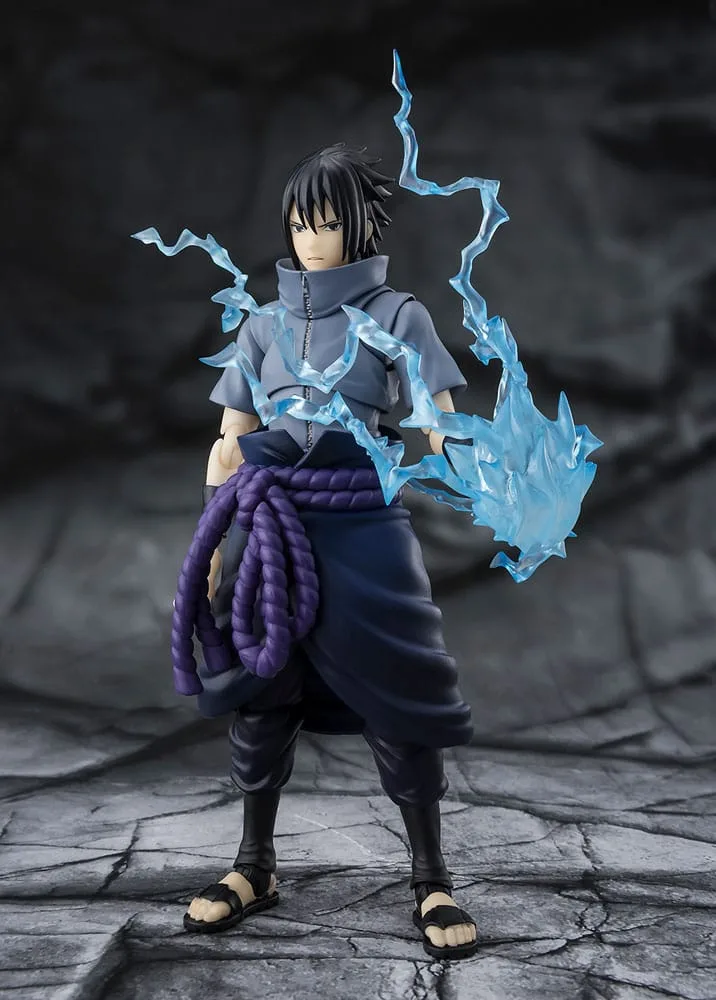 Naruto S.H.Figuarts Action Figure Sasuke Uchiha Solitary Shinobi 15 cm by Bandai Tamashii Nations - Naruto