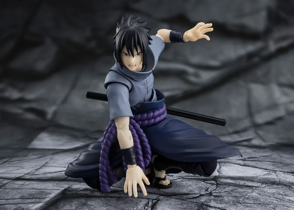 Naruto S.H.Figuarts Action Figure Sasuke Uchiha Solitary Shinobi 15 cm by Bandai Tamashii Nations - Naruto