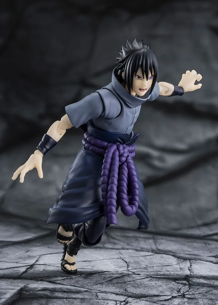 Naruto S.H.Figuarts Action Figure Sasuke Uchiha Solitary Shinobi 15 cm by Bandai Tamashii Nations - Naruto