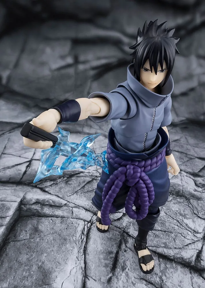 Naruto S.H.Figuarts Action Figure Sasuke Uchiha Solitary Shinobi 15 cm by Bandai Tamashii Nations - Naruto