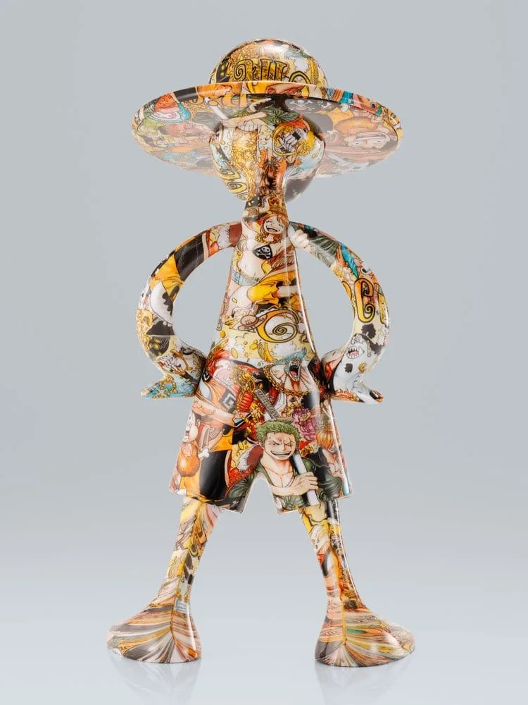 One Piece 1000 Logs Anniversary Luffy's ArtCanvas Figure 1/8 Luffy 22 cm by Bandai Tamashii Nations - One Piece