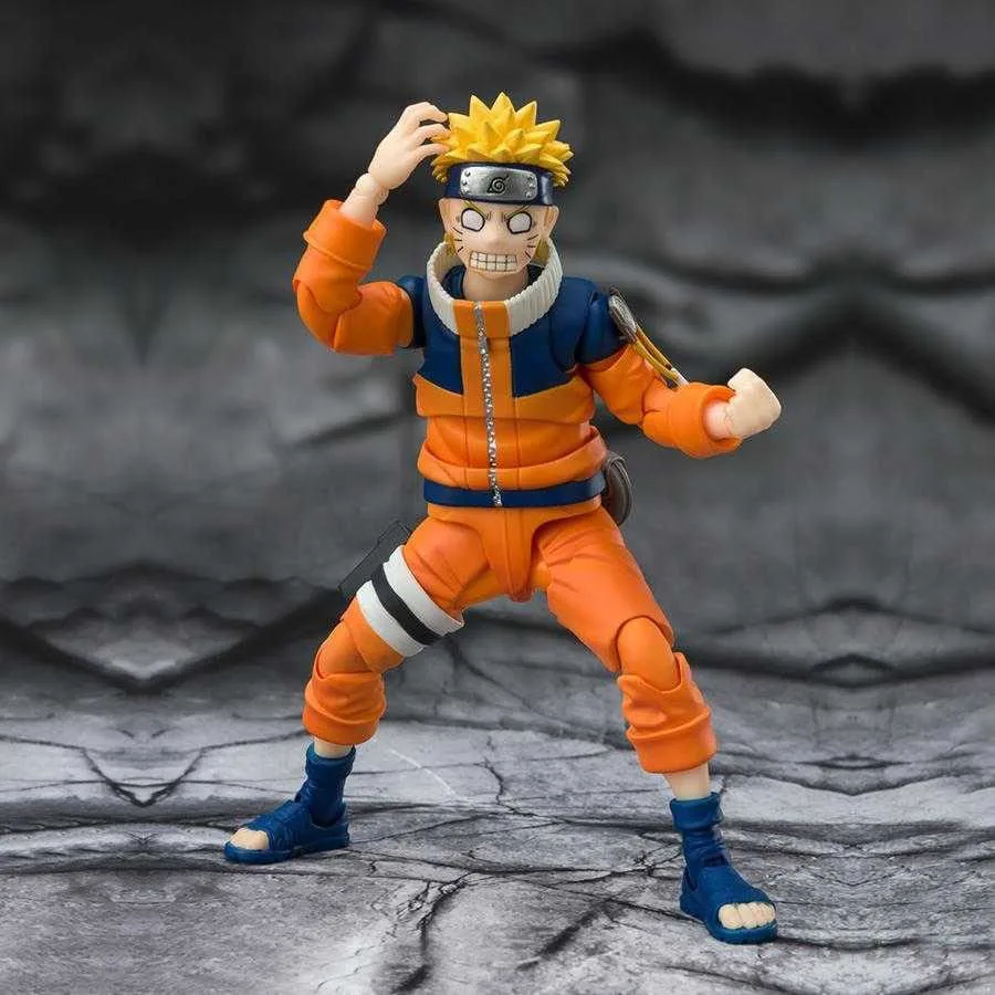 Naruto S.H.Figuarts Action Figure Naruto Uzumaki The No.1 Most Unpredictable Ninja Reissue 15 cm by Bandai Tamashii Nations - Naruto