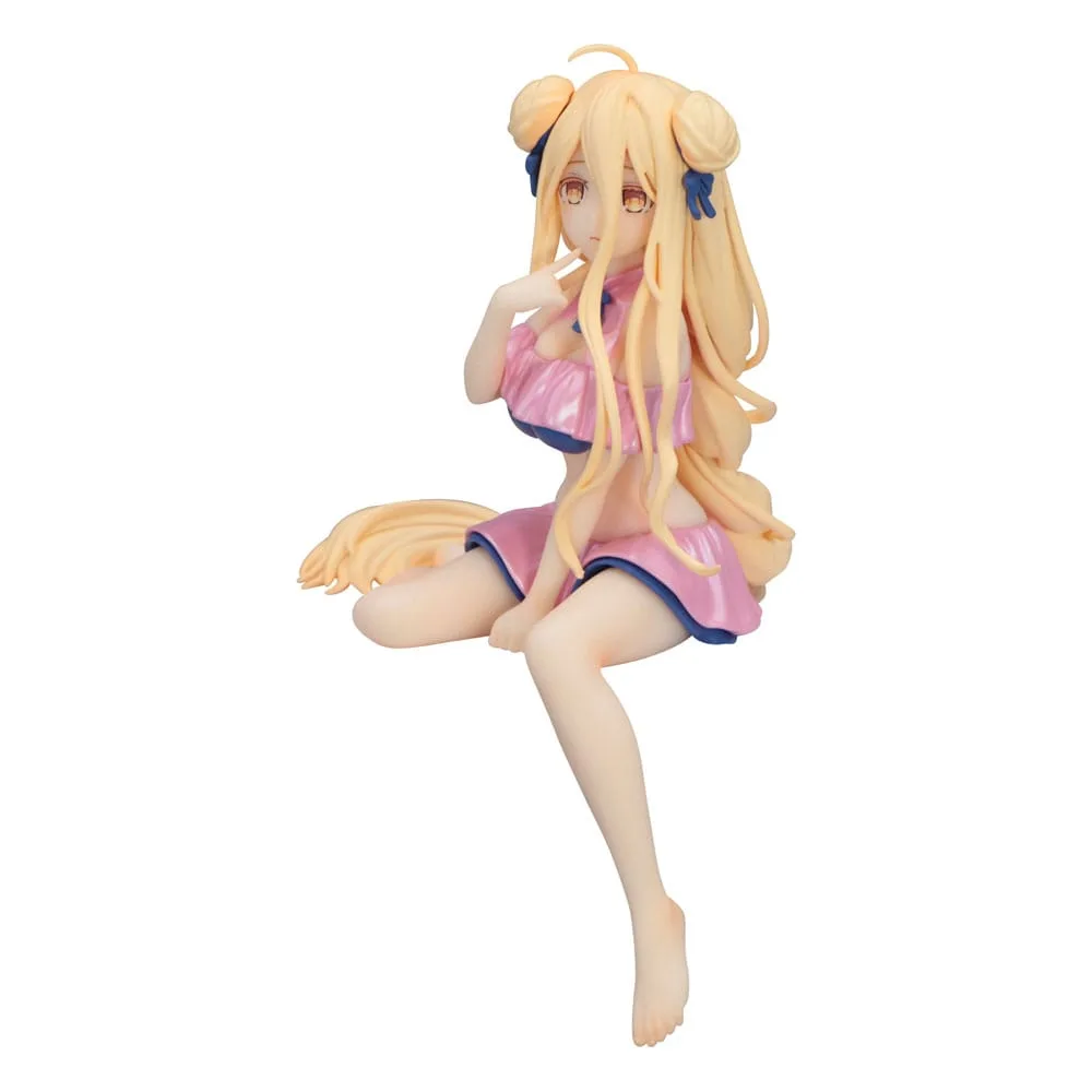 Date A Live V Noodle Stopper PVC Statue Mukuro Hoshimiya Swimsuit Pastel Pink Color Ver. 13 cm by Furyu - Date A Live