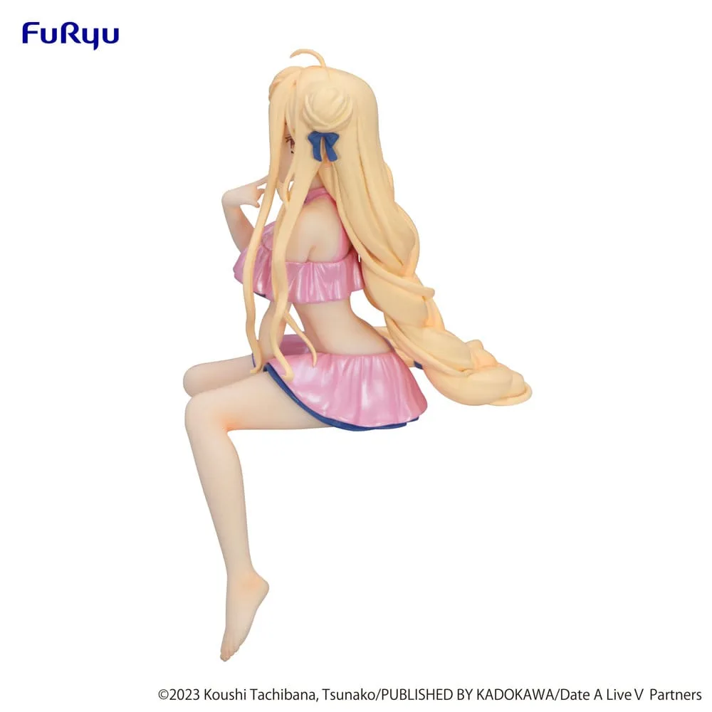 Date A Live V Noodle Stopper PVC Statue Mukuro Hoshimiya Swimsuit Pastel Pink Color Ver. 13 cm by Furyu - Date A Live