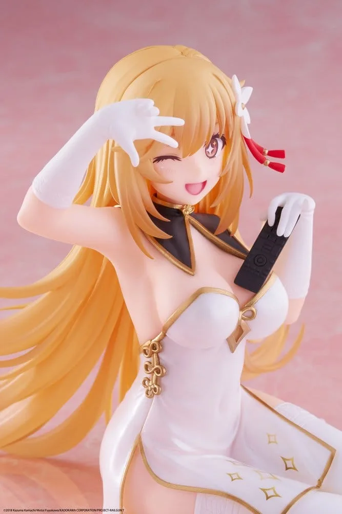 A Certain Scientific Railgun PVC Statue Desktop Cute Figure Misaki Shokuho Chinese Dress Ver. 13 cm by Taito Prize - A Certain Scientific