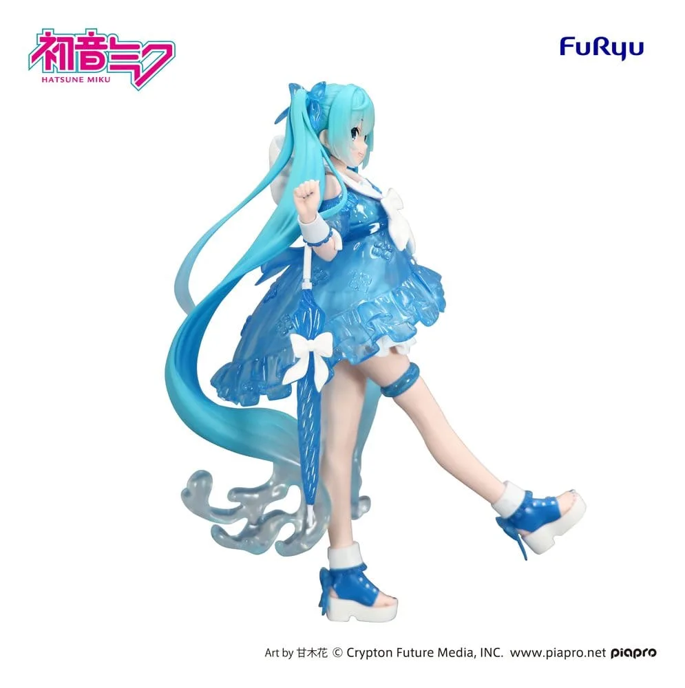 Hatsune Miku Trio-Try-iT PVC Statue Miku Rainy Dance 19 cm by Furyu - Hatsune Miku
