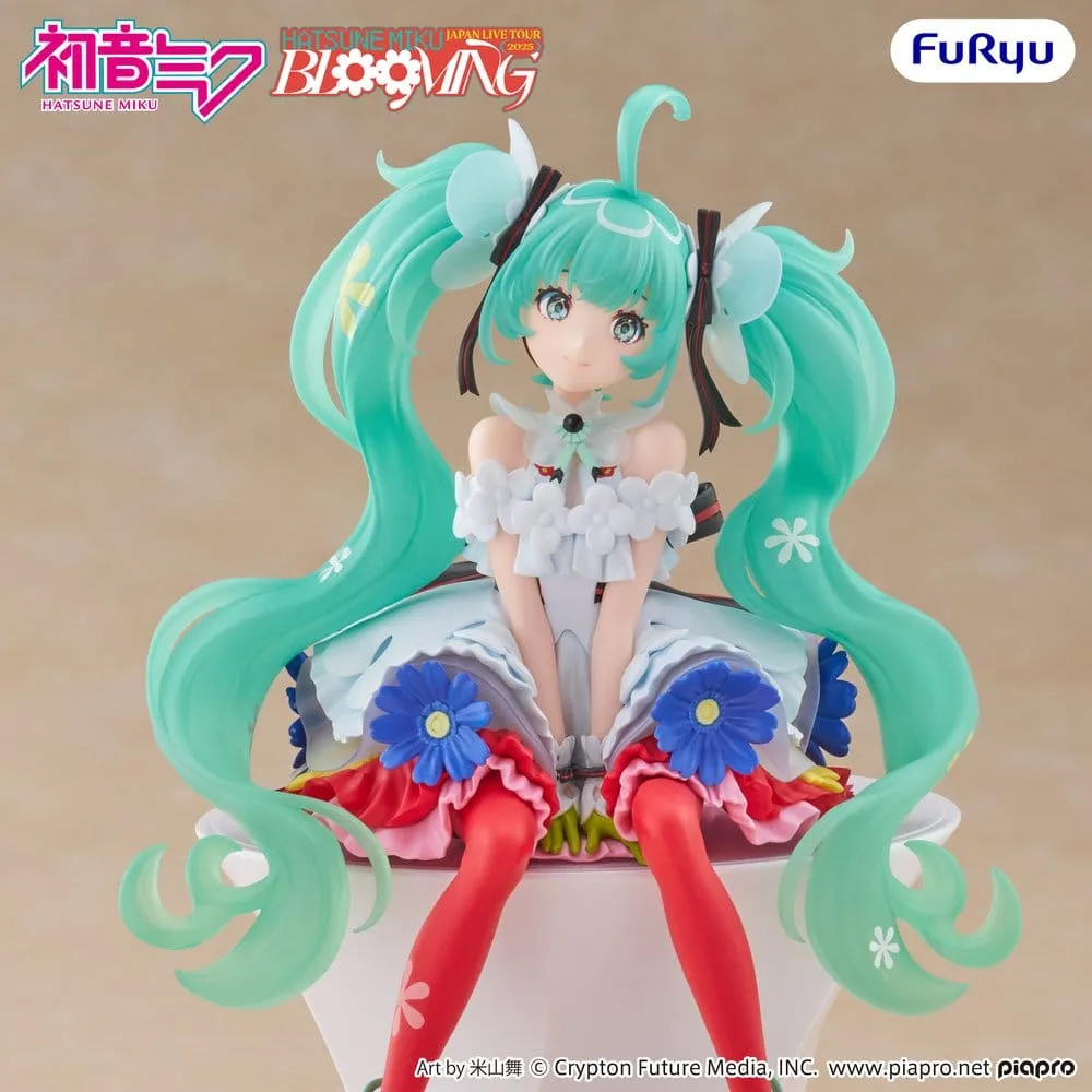 Hatsune Miku Noodle Stopper PVC Statue Hatsune Miku Japan Live Tour 2025 Blooming 14 cm by Furyu - Hatsune Miku