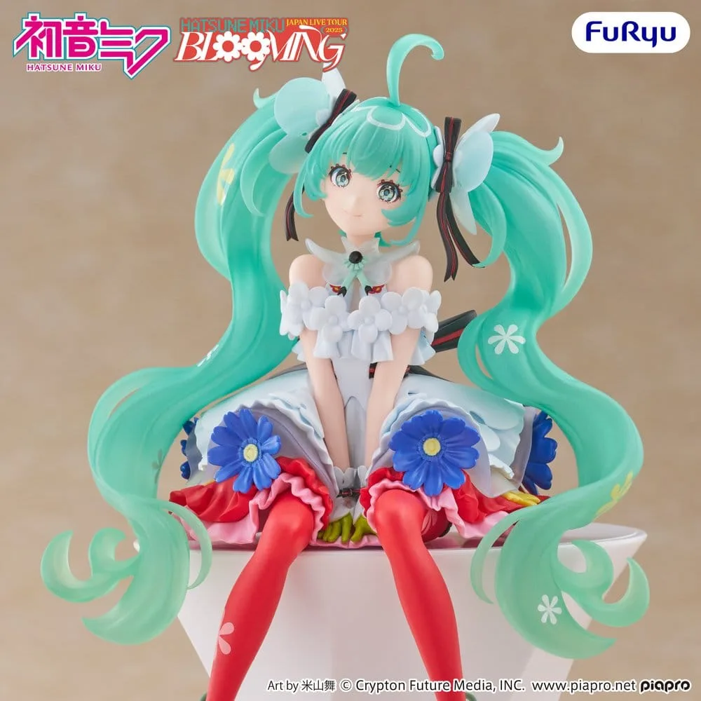 Hatsune Miku Noodle Stopper PVC Statue Hatsune Miku Japan Live Tour 2025 Blooming 14 cm by Furyu - Hatsune Miku