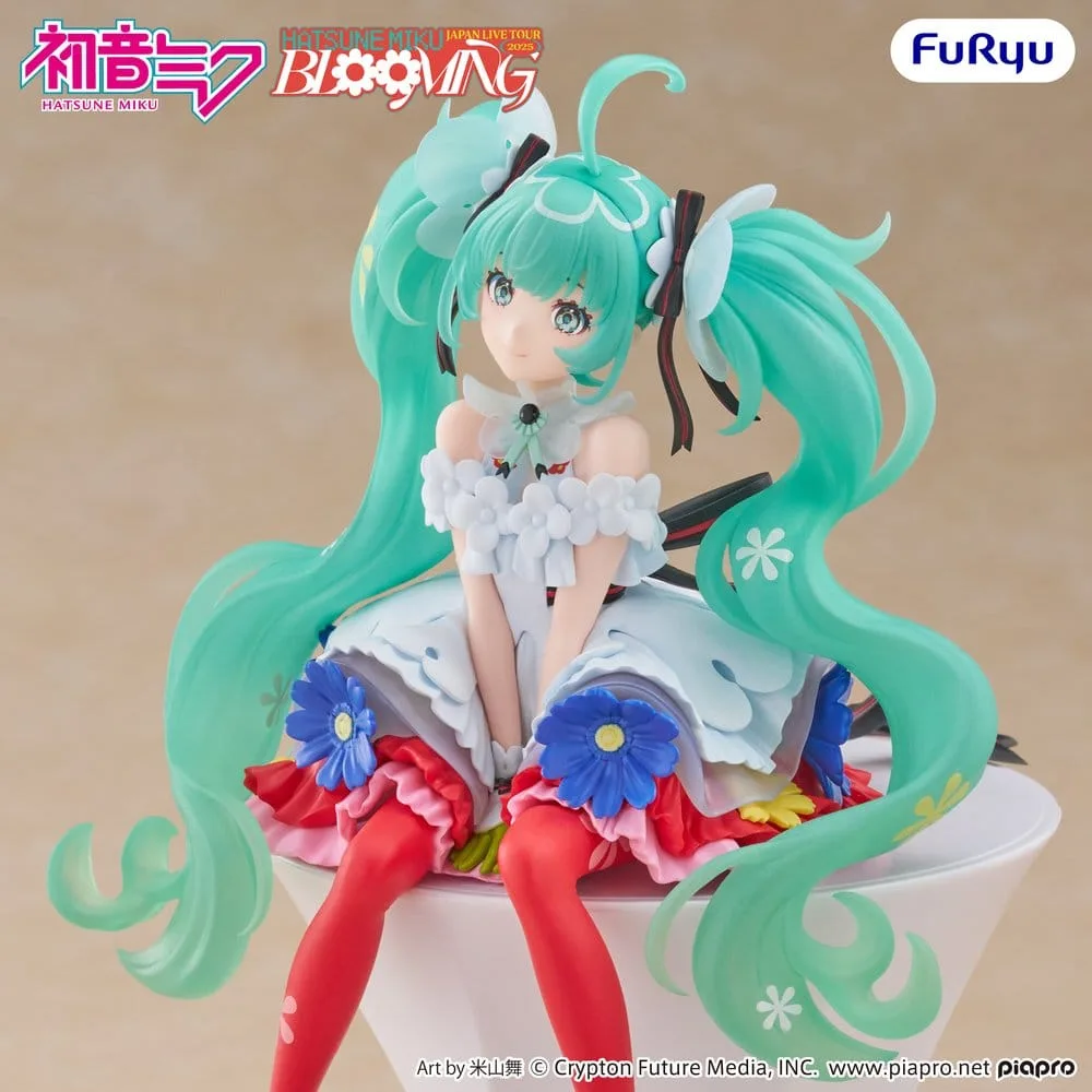 Hatsune Miku Noodle Stopper PVC Statue Hatsune Miku Japan Live Tour 2025 Blooming 14 cm by Furyu - Hatsune Miku