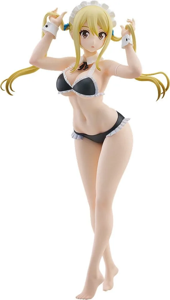Fairy Tail 100 Years Quest Beach Queens Pop Up Parade PVC Statue Lucy Heartfilia: Virgo Form Swimsuit Ver. L Size 23 cm by Good Smile Company - Fairy Tail