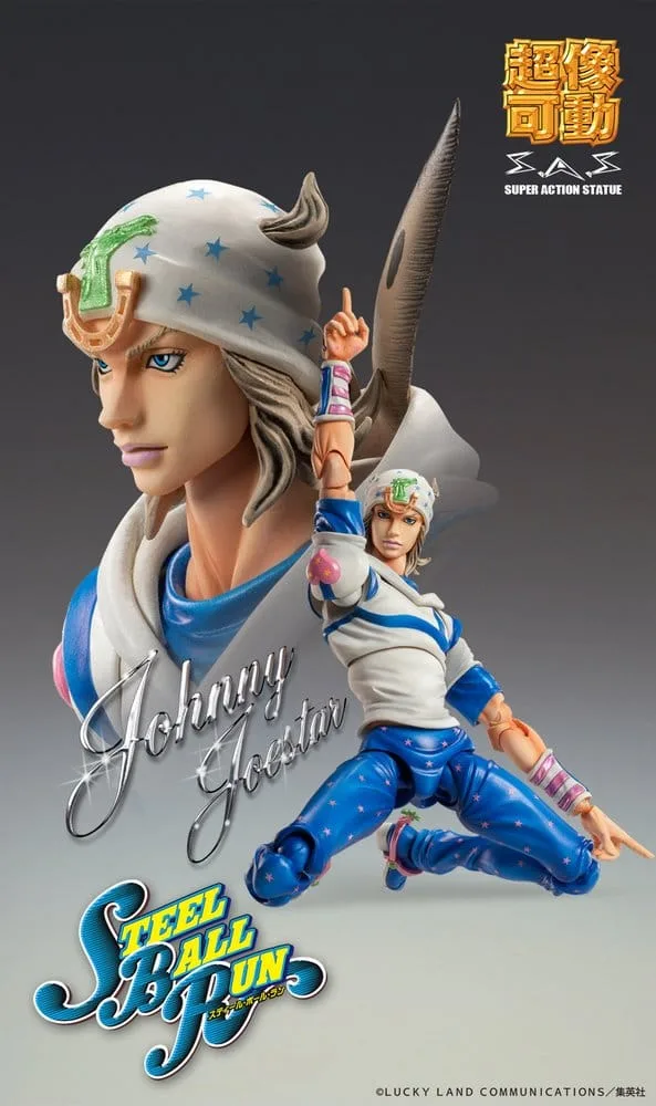 JoJo's Bizarre Adventure Part 7: Steel Ball Run Super Chozokado Action Action Figure Johnny Joestar 15 cm by Medicos Entertainment - JoJo´s Bizarre Adventure