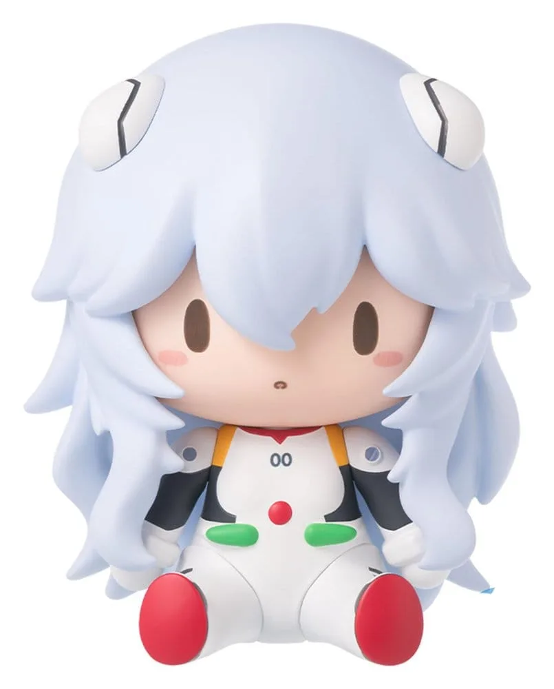Evangelion: 3.0+1.0 Thrice Upon a Time Fuwa Petit Chibi Figure Rei: Long Hair 8 cm by Sega - Evangelion