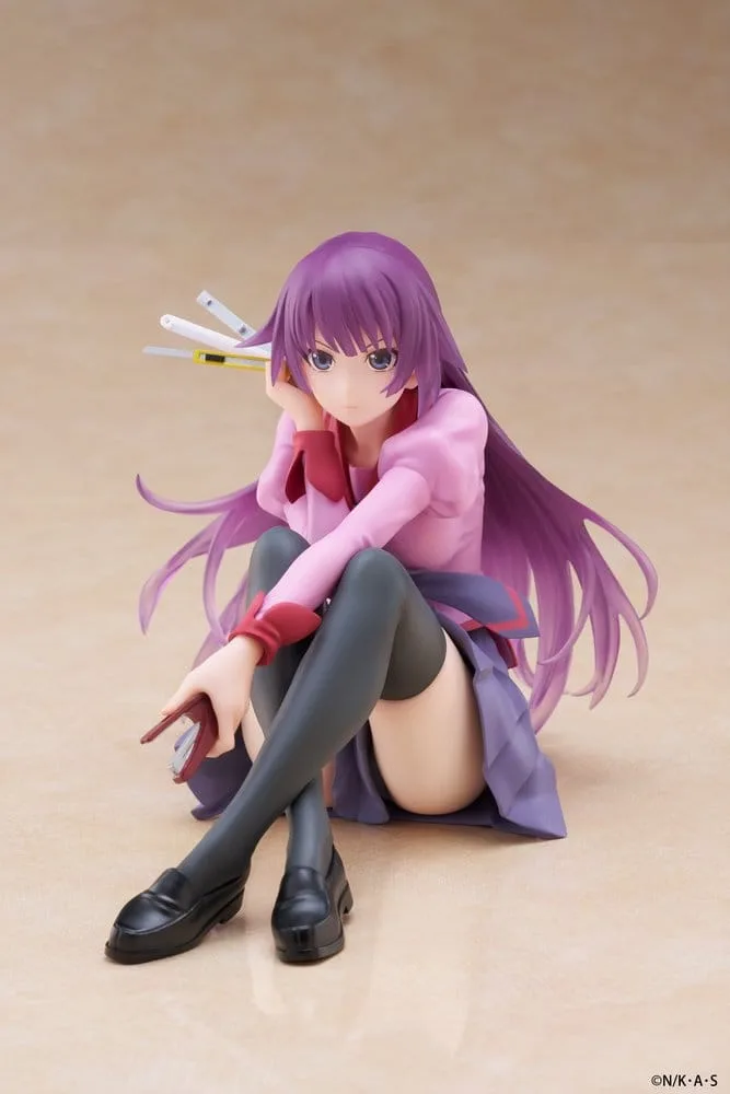 Monogatari PVC Statue Desktop Cute Figure Hitagi Senjougahara 13 cm by Taito Prize - Monogatari
