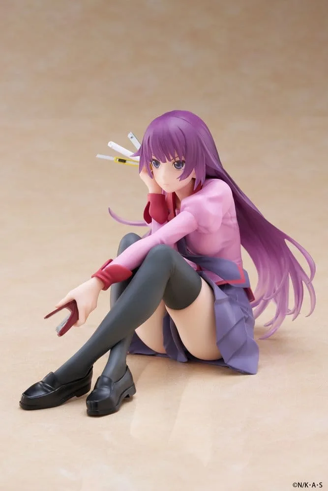 Monogatari PVC Statue Desktop Cute Figure Hitagi Senjougahara 13 cm by Taito Prize - Monogatari