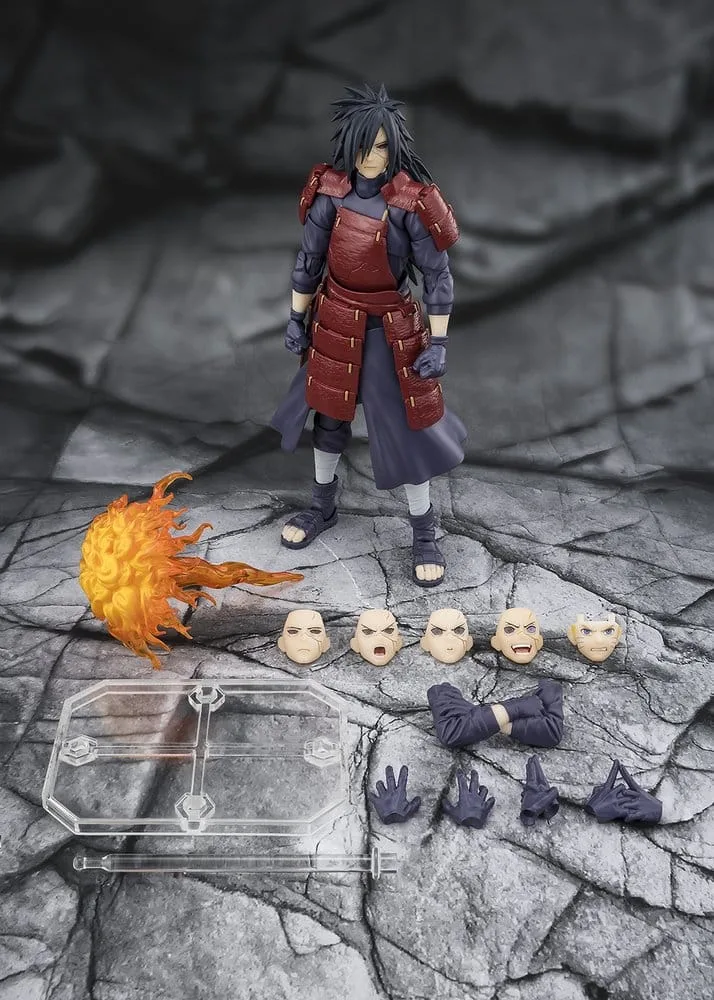 Naruto Shippuden S.H.Figuarts Action Figure Madara Uchiha Legend of Darkness 17 cm by Bandai Tamashii Nations - Naruto