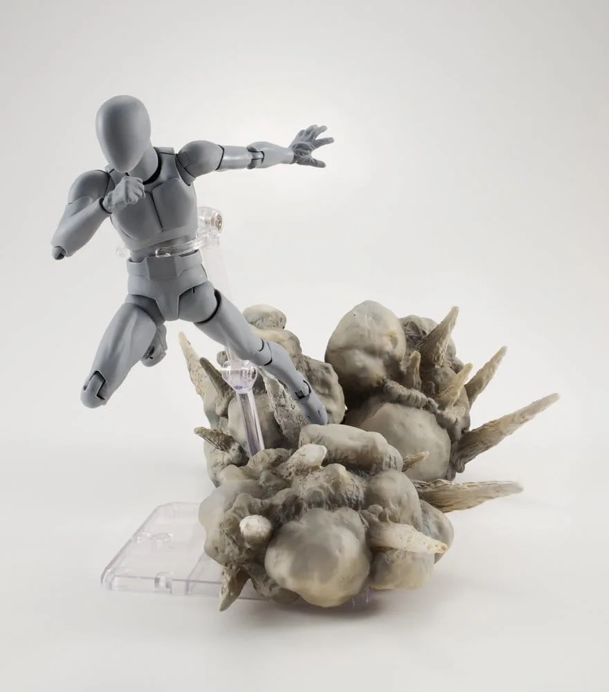 Tamashii Effect Action Figure Accessory Explosion Gray Ver. for S.H.Figuarts by Bandai Tamashii Nations - Other