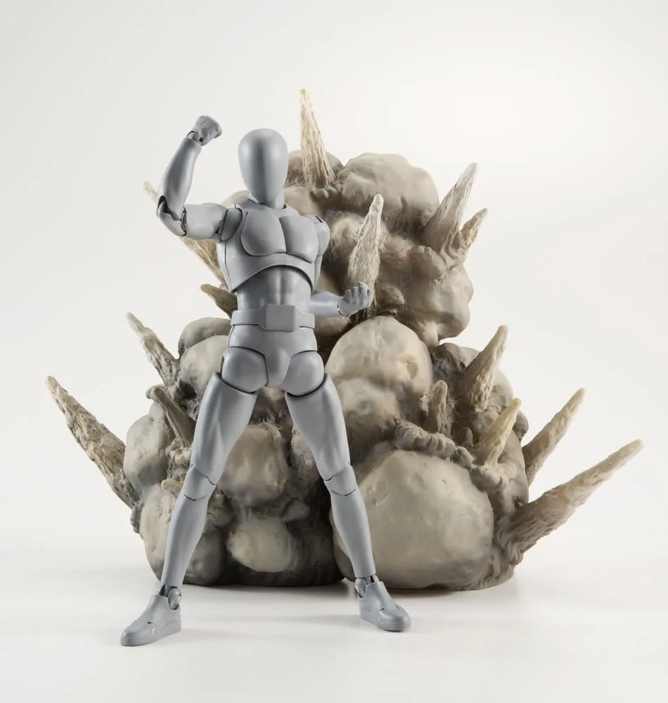 Tamashii Effect Action Figure Accessory Explosion Gray Ver. for S.H.Figuarts by Bandai Tamashii Nations - Other