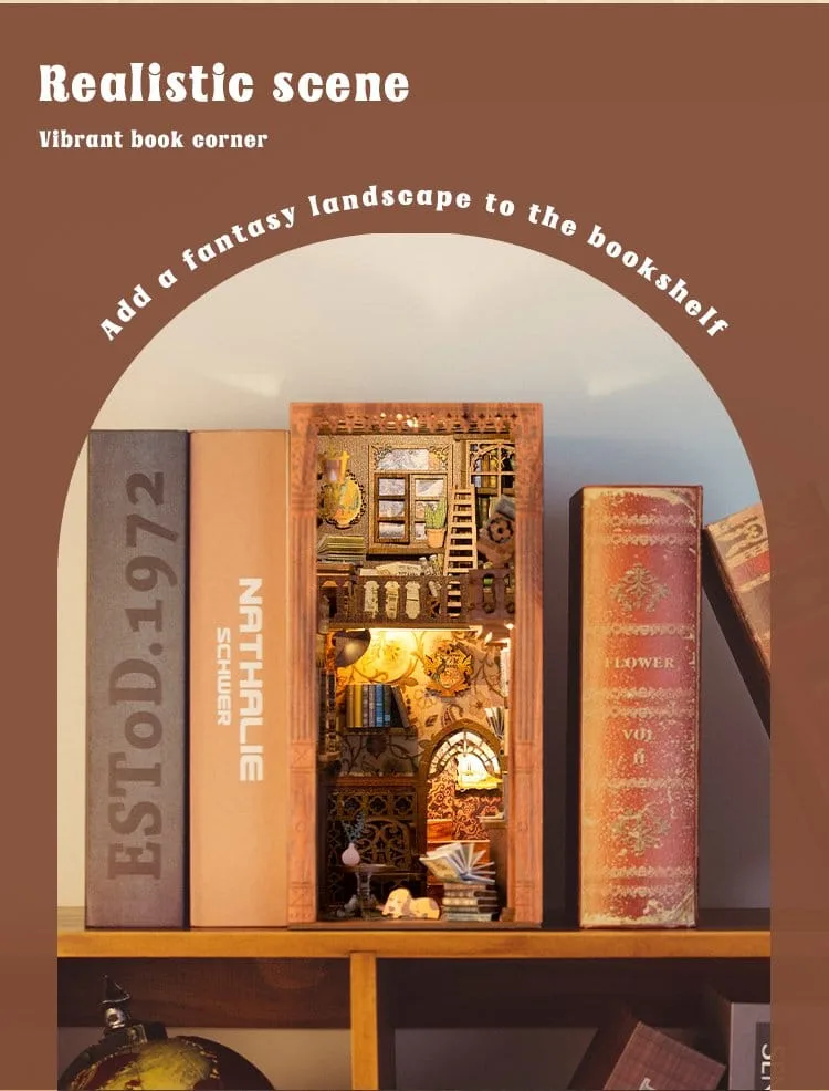 Book Nook Eternal Bookstore 23 x 11 cm by CuteBee - Other