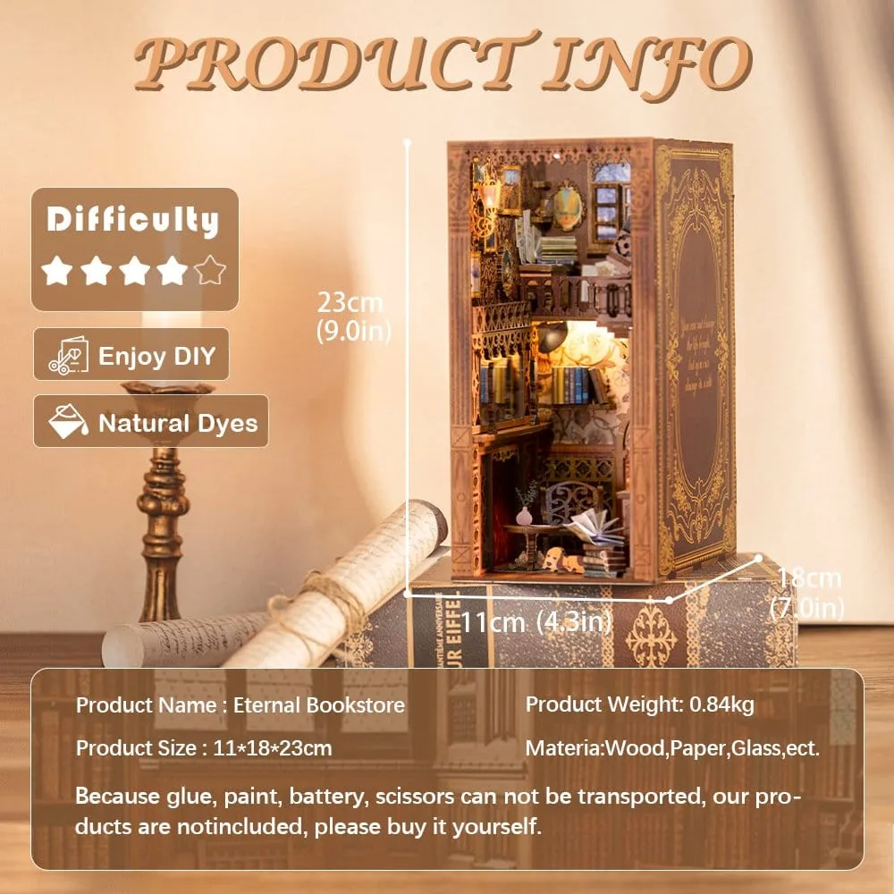 Book Nook Eternal Bookstore 23 x 11 cm by CuteBee - Other