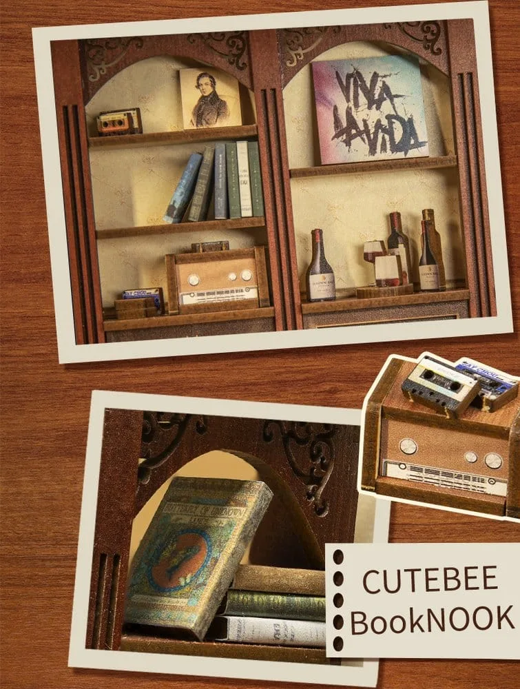 Book Nook The Secret Rhythm 23 x 11 cm by CuteBee - Other