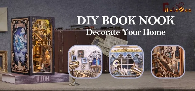 Book Nook Nebula Common Room 23 x 11 cm by CuteBee - Other