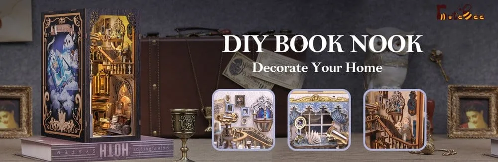 Book Nook Nebula Common Room 23 x 11 cm by CuteBee - Other