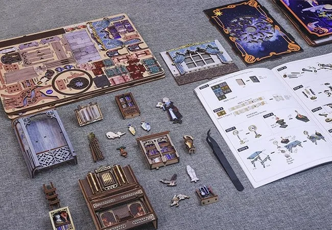 Book Nook Nebula Common Room 23 x 11 cm by CuteBee - Other