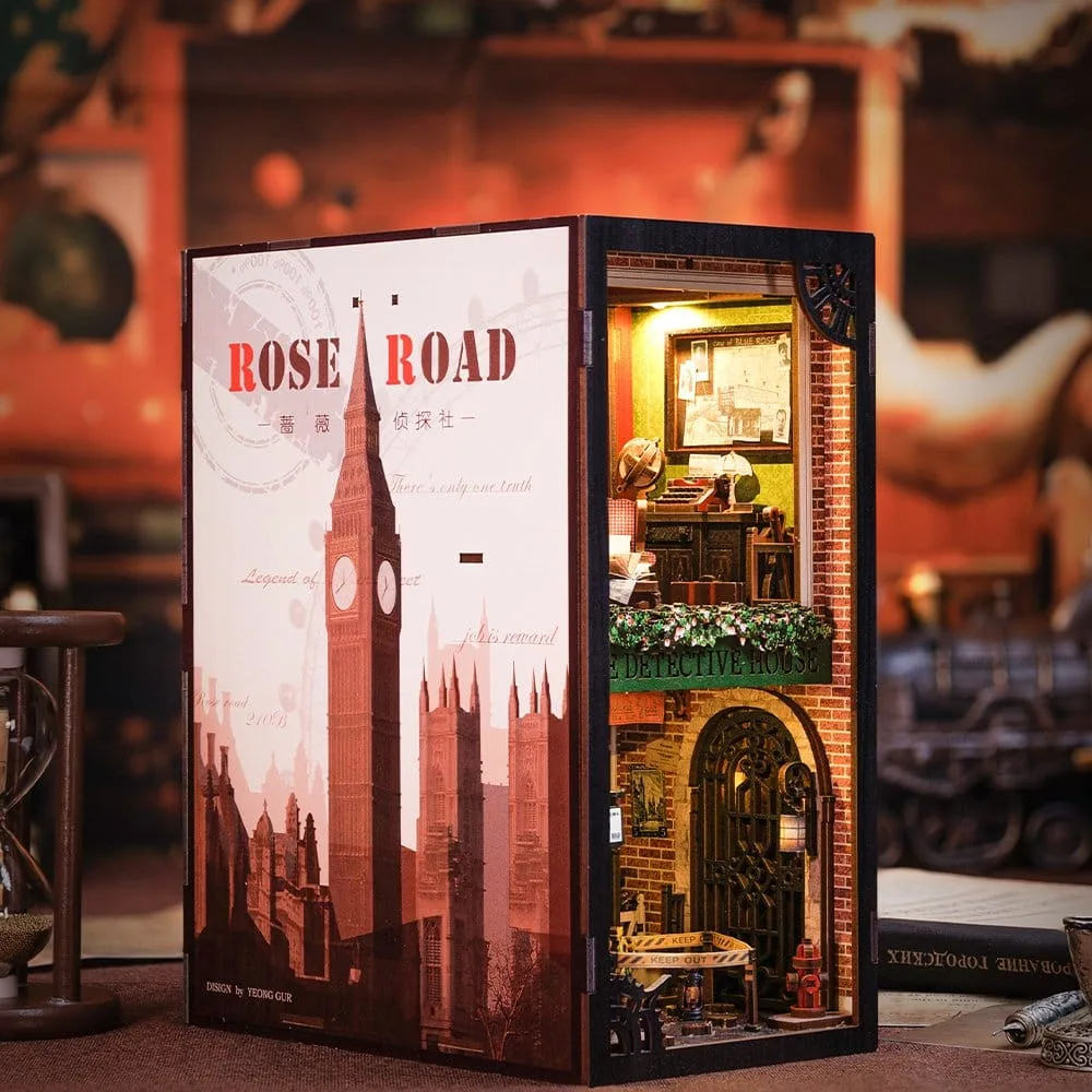 Book Nook Rose Detective Agency 23 x 11 cm by CuteBee - Other