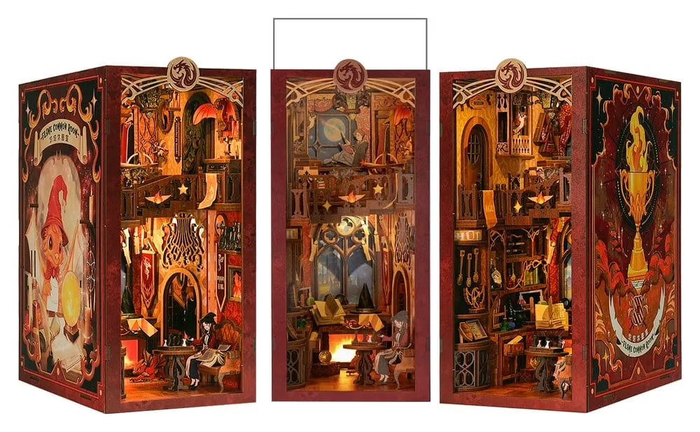 Book Nook Flame Common Room 23 x 11 cm by CuteBee - Other