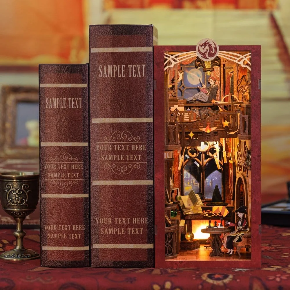 Book Nook Flame Common Room 23 x 11 cm by CuteBee - Other