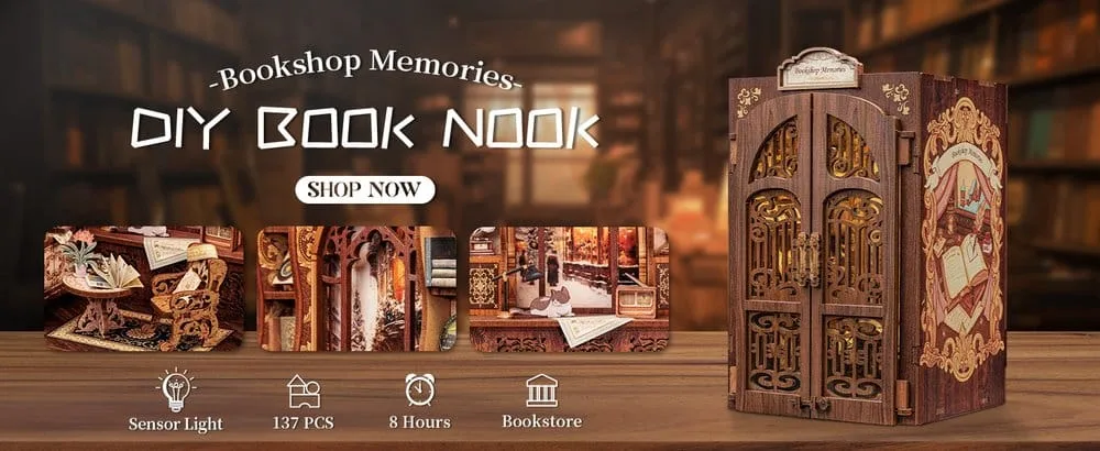 Book Nook Bookshop Memories 17 x 10 cm by CuteBee - Other