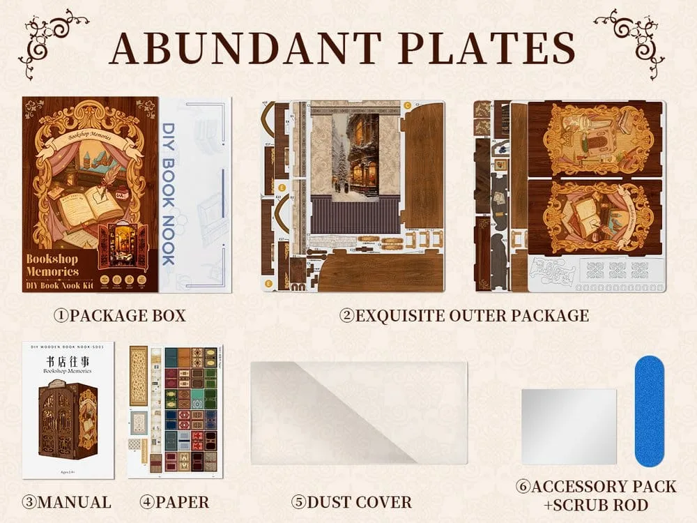 Book Nook Bookshop Memories 17 x 10 cm by CuteBee - Other