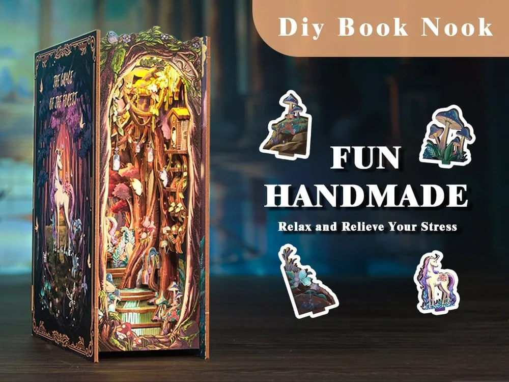 book-nook-the-grace-of-forest-22-x-8-cm-6975436180500-5-jpg Book Nook The Grace of Forest 22 x 8 cm by CuteBee - Other