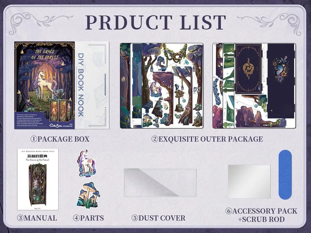 book-nook-the-grace-of-forest-22-x-8-cm-6975436180500-11-jpg Book Nook The Grace of Forest 22 x 8 cm by CuteBee - Other