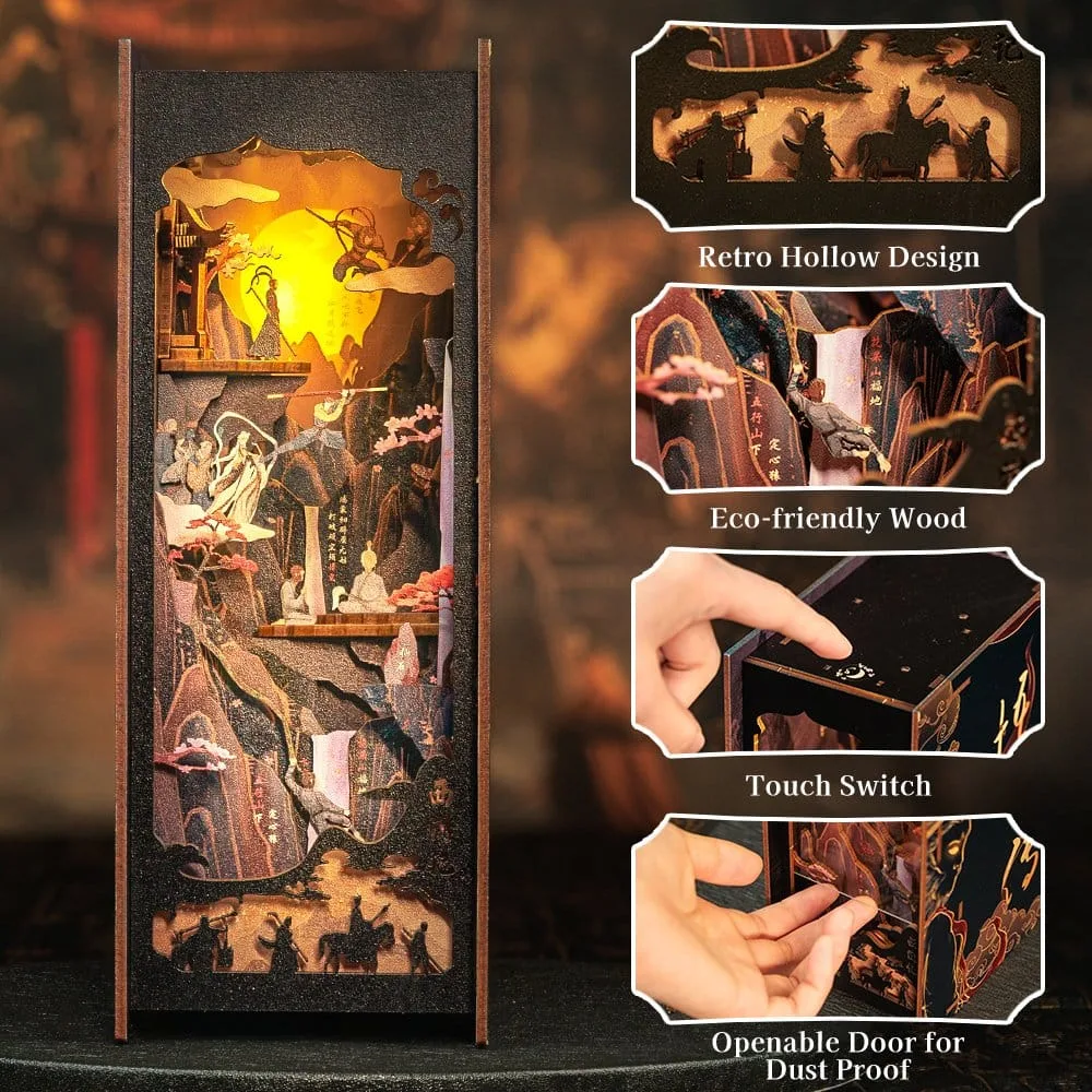 Book Nook The Legend of Wukong 22 x 8 cm by CuteBee - Other