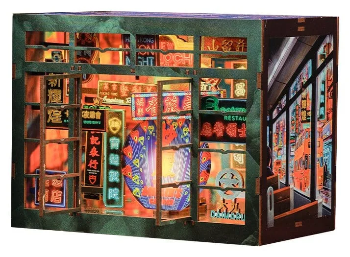 Book Nook Hong Kong Neon Light 13 x 17 cm by CuteBee - Other