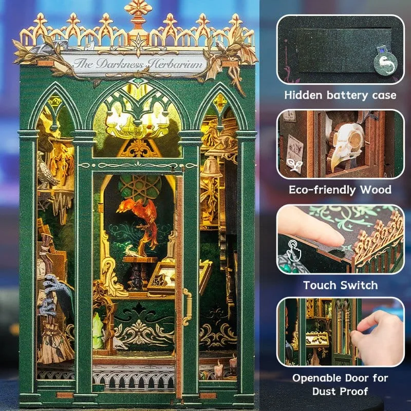 Book Nook The Darkness Herbarium 17 x 12 cm by CuteBee - Other