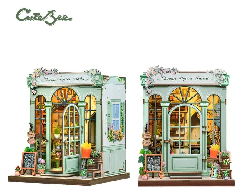 miniature-house-model-kit-champs-elysees-florist-18-x-16-cm-6975436180753-5-jpg Miniature House Model Kit Champs-Élysées Florist 18 x 16 cm by CuteBee - Other