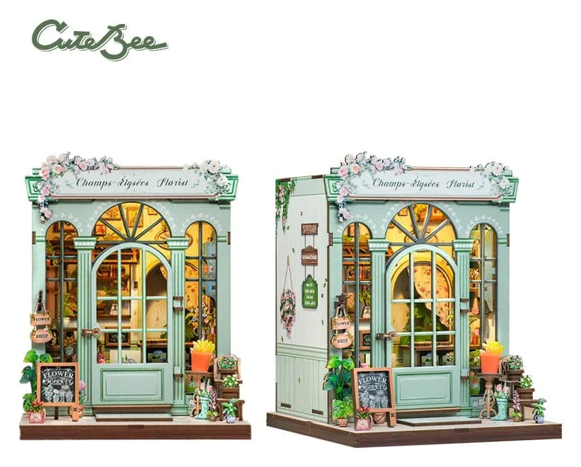 miniature-house-model-kit-champs-elysees-florist-18-x-16-cm-6975436180753-11-jpg Miniature House Model Kit Champs-Élysées Florist 18 x 16 cm by CuteBee - Other