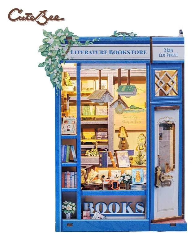 Book Nook Literature Bookstore 17 x 12 cm by CuteBee - Other