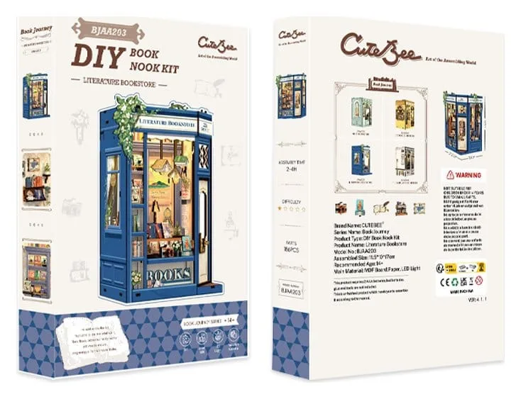 book-nook-literature-bookstore-17-x-12-cm-6975436180869-5-jpg Book Nook Literature Bookstore 17 x 12 cm by CuteBee - Other