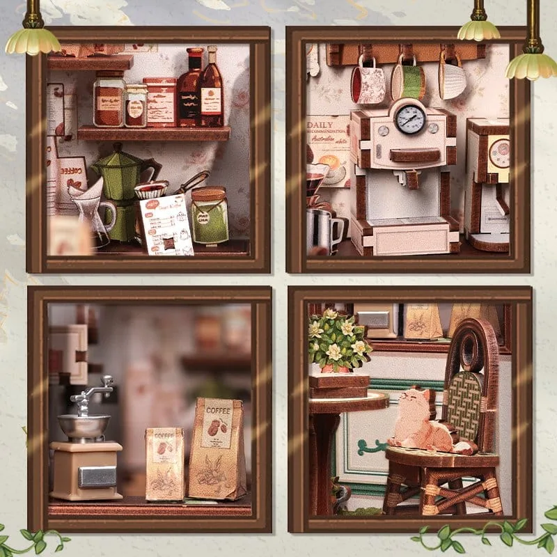Miniature House Model Kit Sunny Cafe 20 x 16 cm by CuteBee - Other