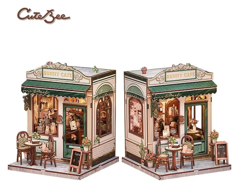 Miniature House Model Kit Sunny Cafe 20 x 16 cm by CuteBee - Other