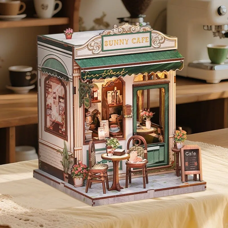 Miniature House Model Kit Sunny Cafe 20 x 16 cm by CuteBee - Other