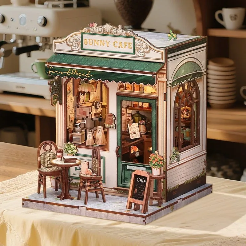 Miniature House Model Kit Sunny Cafe 20 x 16 cm by CuteBee - Other