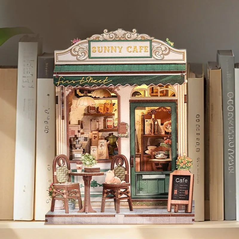 Miniature House Model Kit Sunny Cafe 20 x 16 cm by CuteBee - Other