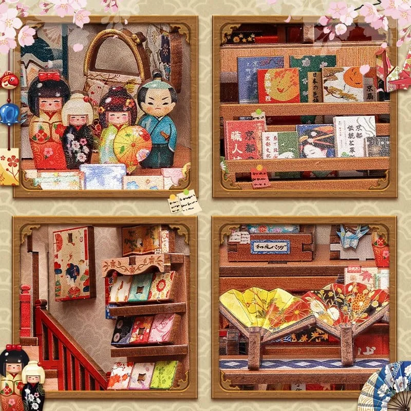 Miniature House Model Kit Tsukino Eogi-dou 19 x 14 cm by CuteBee - Other