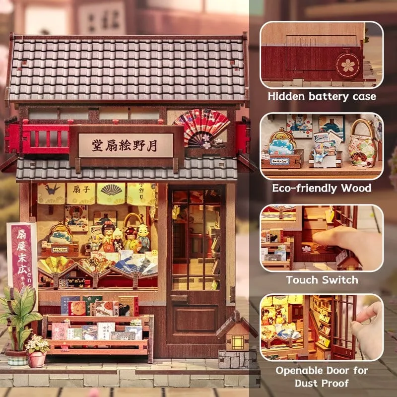 Miniature House Model Kit Tsukino Eogi-dou 19 x 14 cm by CuteBee - Other