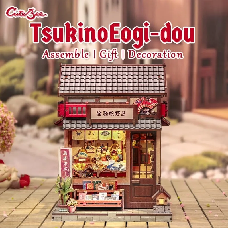 Miniature House Model Kit Tsukino Eogi-dou 19 x 14 cm by CuteBee - Other