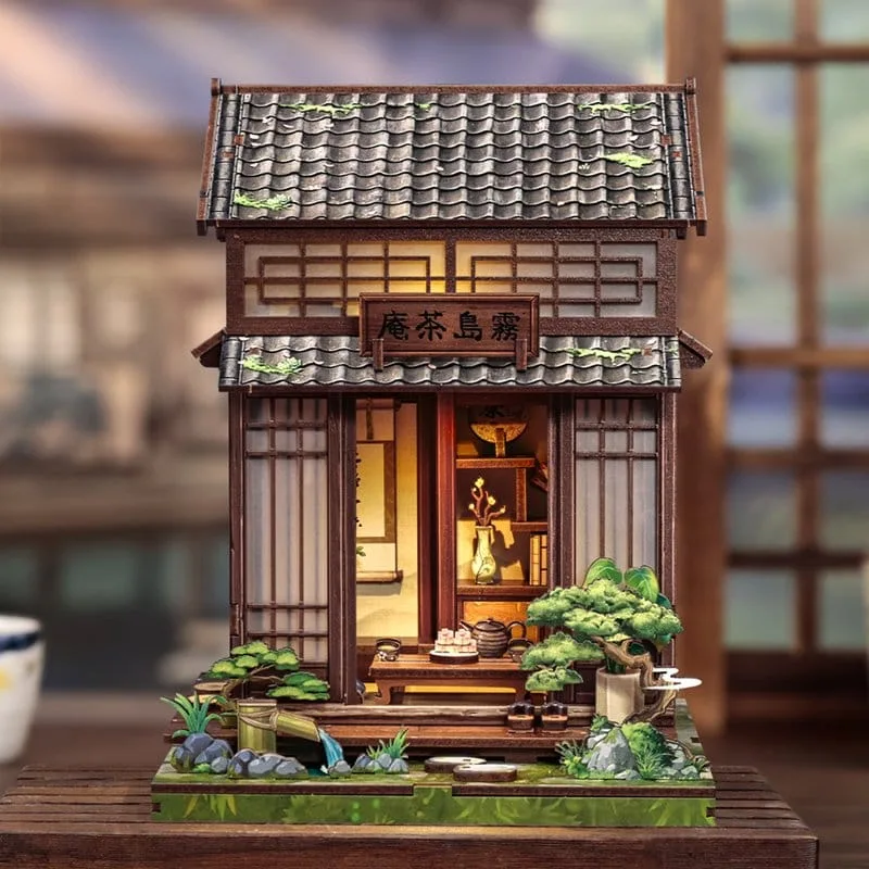Miniature House Model Kit Kirishima Cha-an 19 x 14 cm by CuteBee - Other